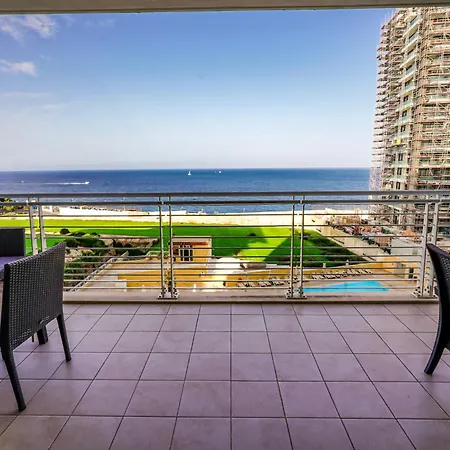 Apartamento Exclusive Front Sea View 3-bdr With Pool Sv 9 Sliema