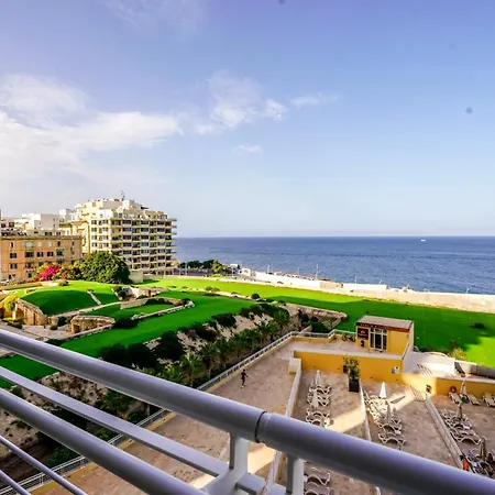 Exclusive Front Sea View 3-bdr With Pool Sv 9 * Sliema